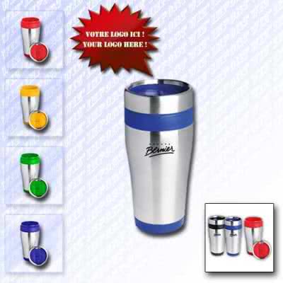 Mug 450 ml en inox design gobelet